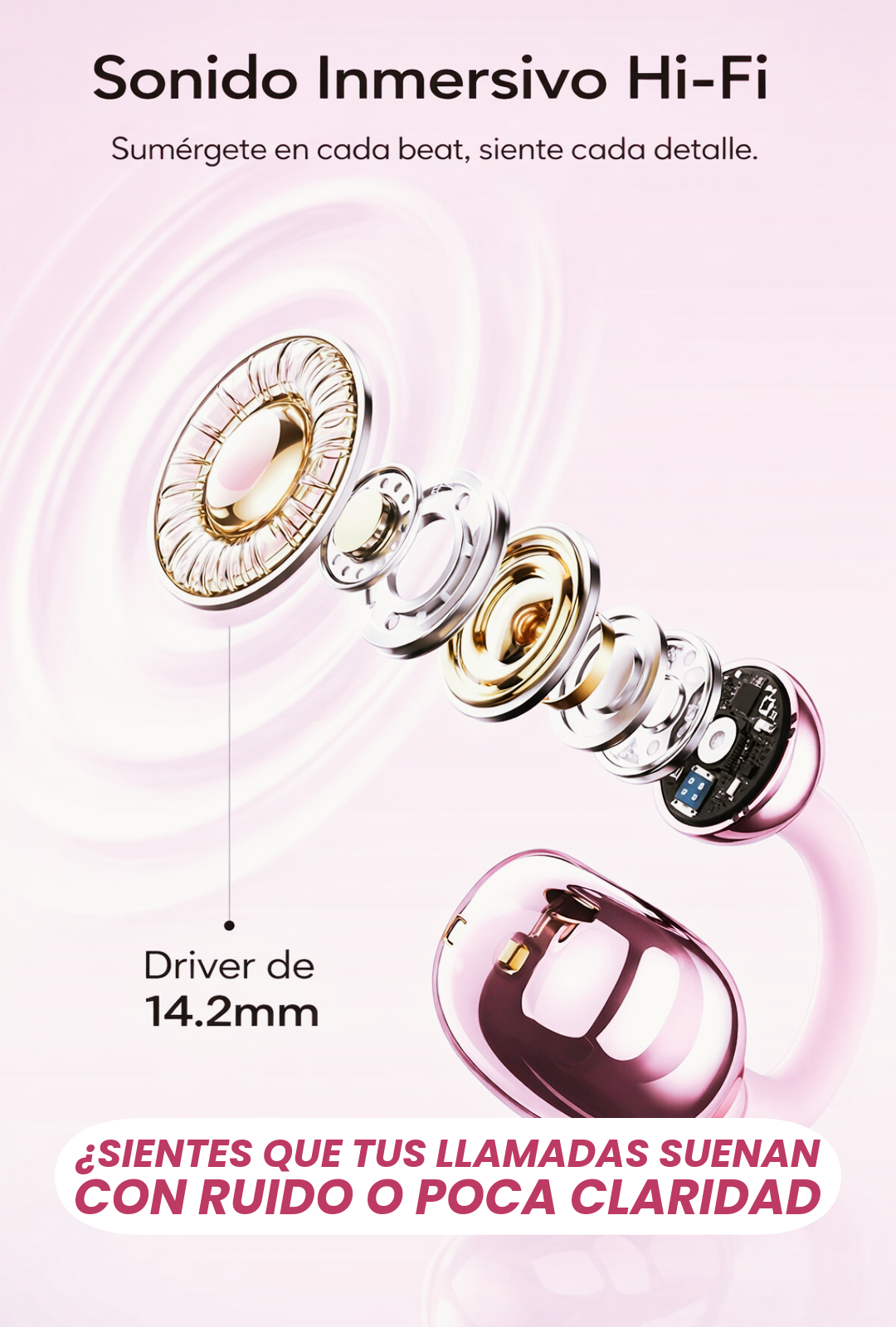 Earfly® - Audífonos Inalámbricos Clip con Pendiente de Mariposa