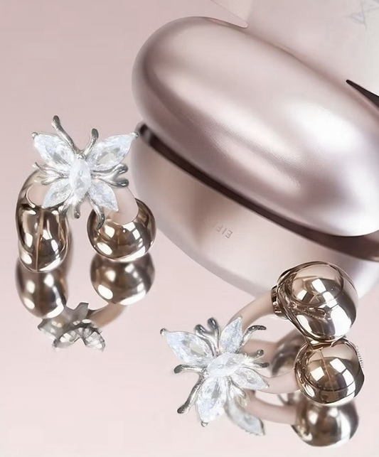 Earfly® - Audífonos Inalámbricos Clip con Pendiente de Mariposa