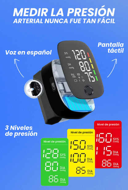 Monitor Presión Arterial en Muñeca