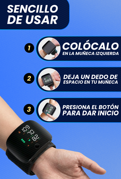 Monitor Presión Arterial en Muñeca